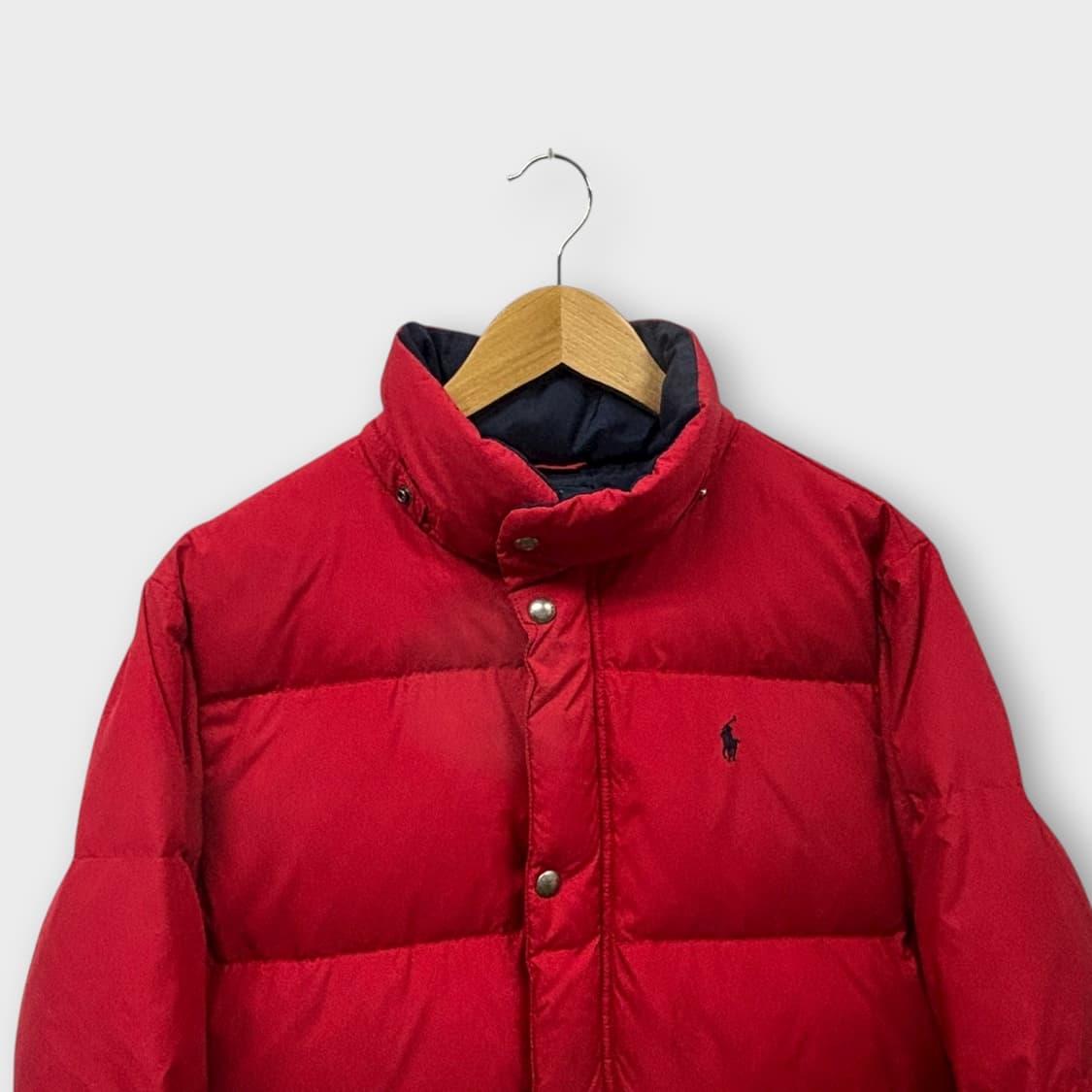 폴로 랄프로렌 레드 덕다운 푸퍼 패딩 M 상품이미지2