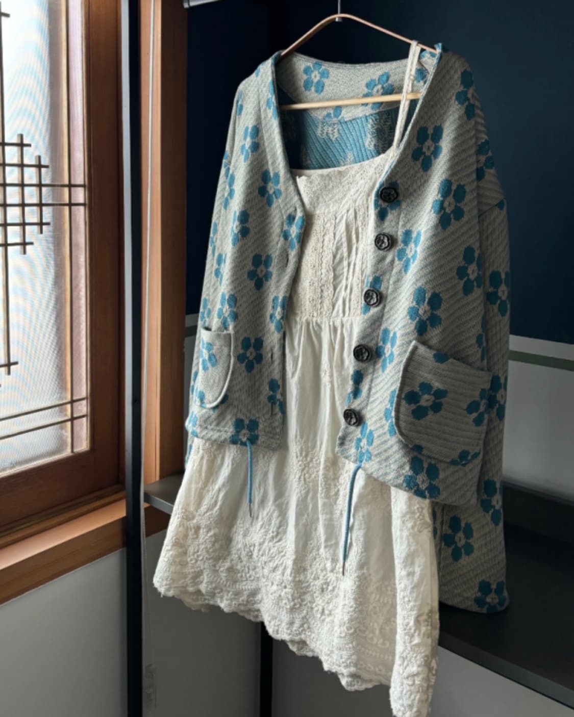 김아홉 sky YUME cardigan_그레이 상품이미지3