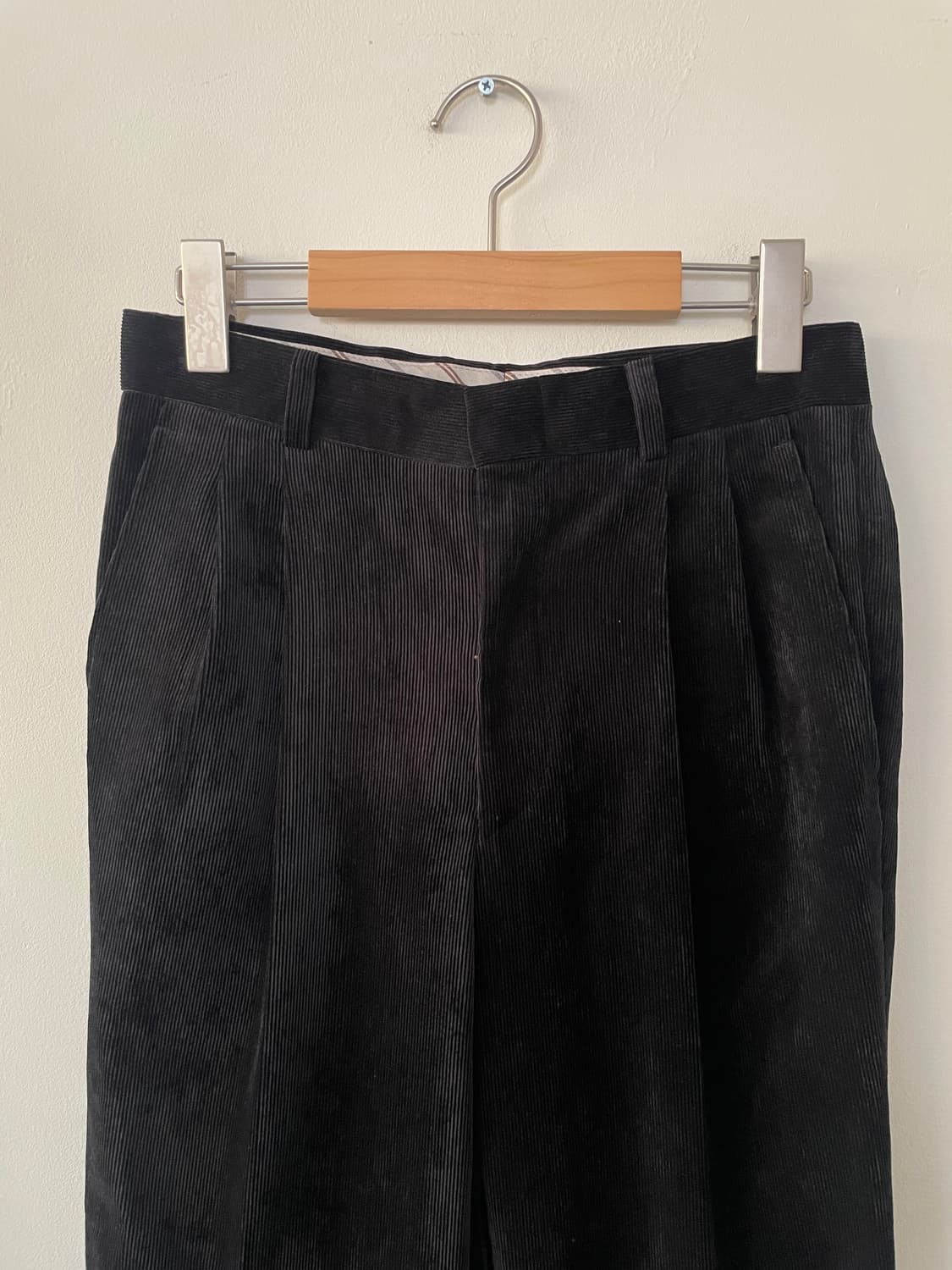 vintage straight two tuck corduroy pants 상품이미지2