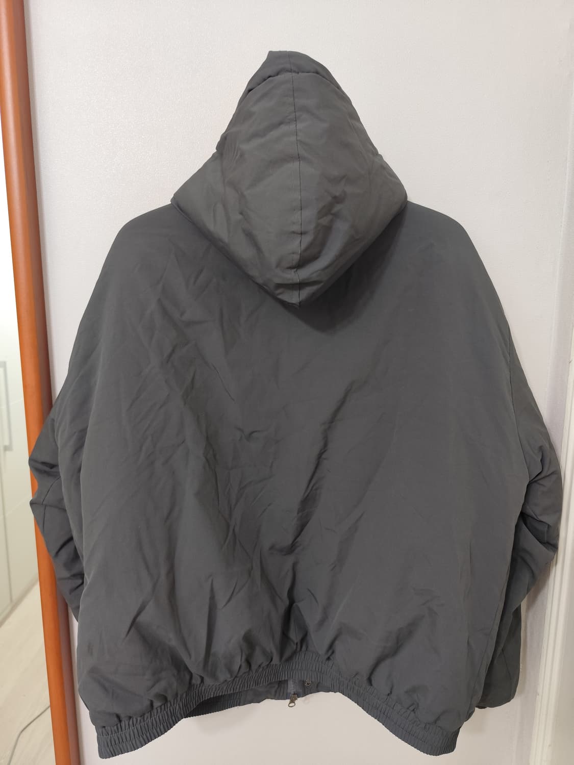 LAP 오버핏 크롭 숏패딩 (그레이, FREE) 상품이미지2