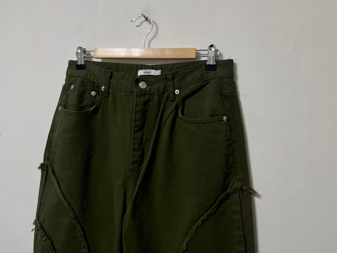 30 Chav 카키 와이드팬츠 바지 정품 상품이미지2