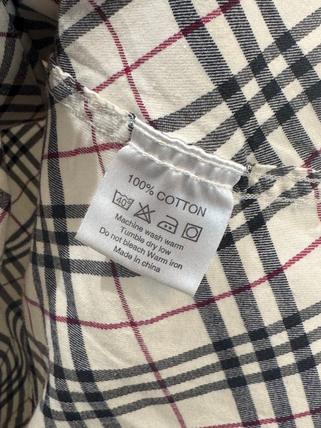 Burberry shirt checkered patterns  상품이미지7