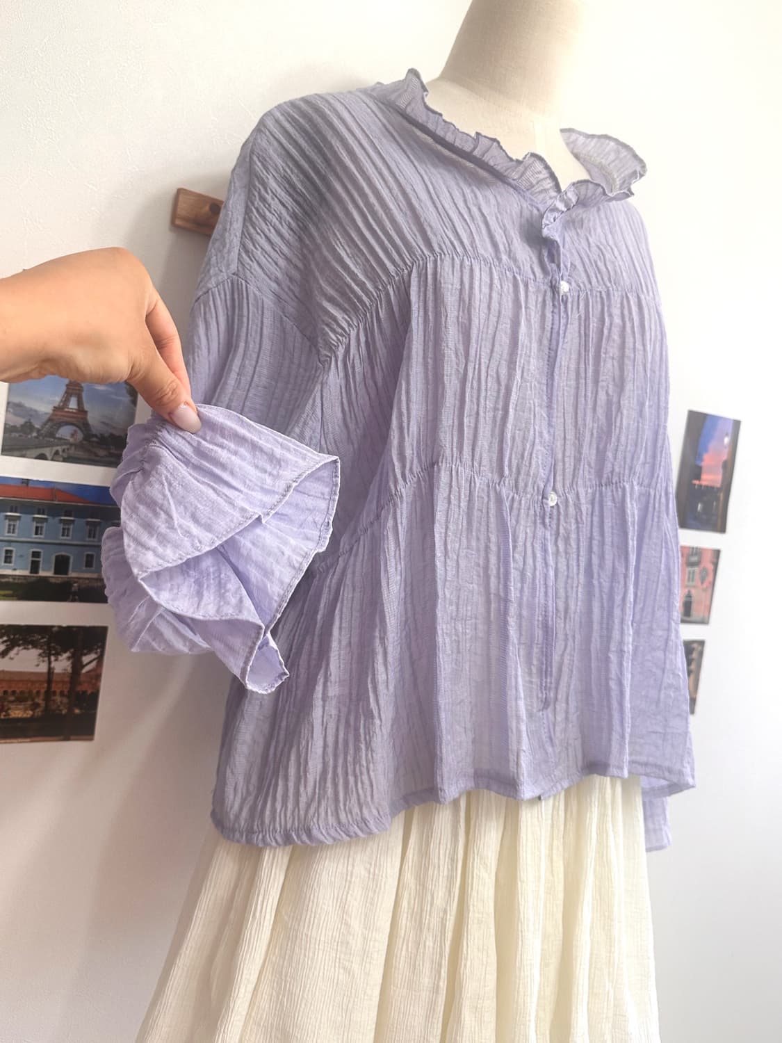 소라맛 썸머 블라우스  상품이미지4