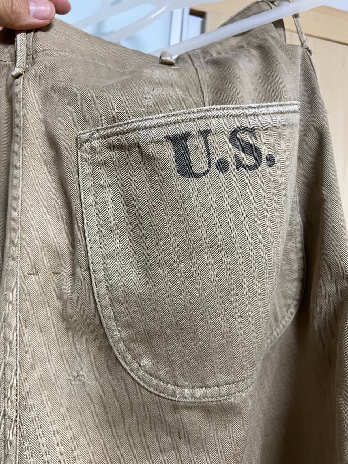 RRL 더블알엘 패치워크 리페어 헤링본 팬츠 상품이미지10