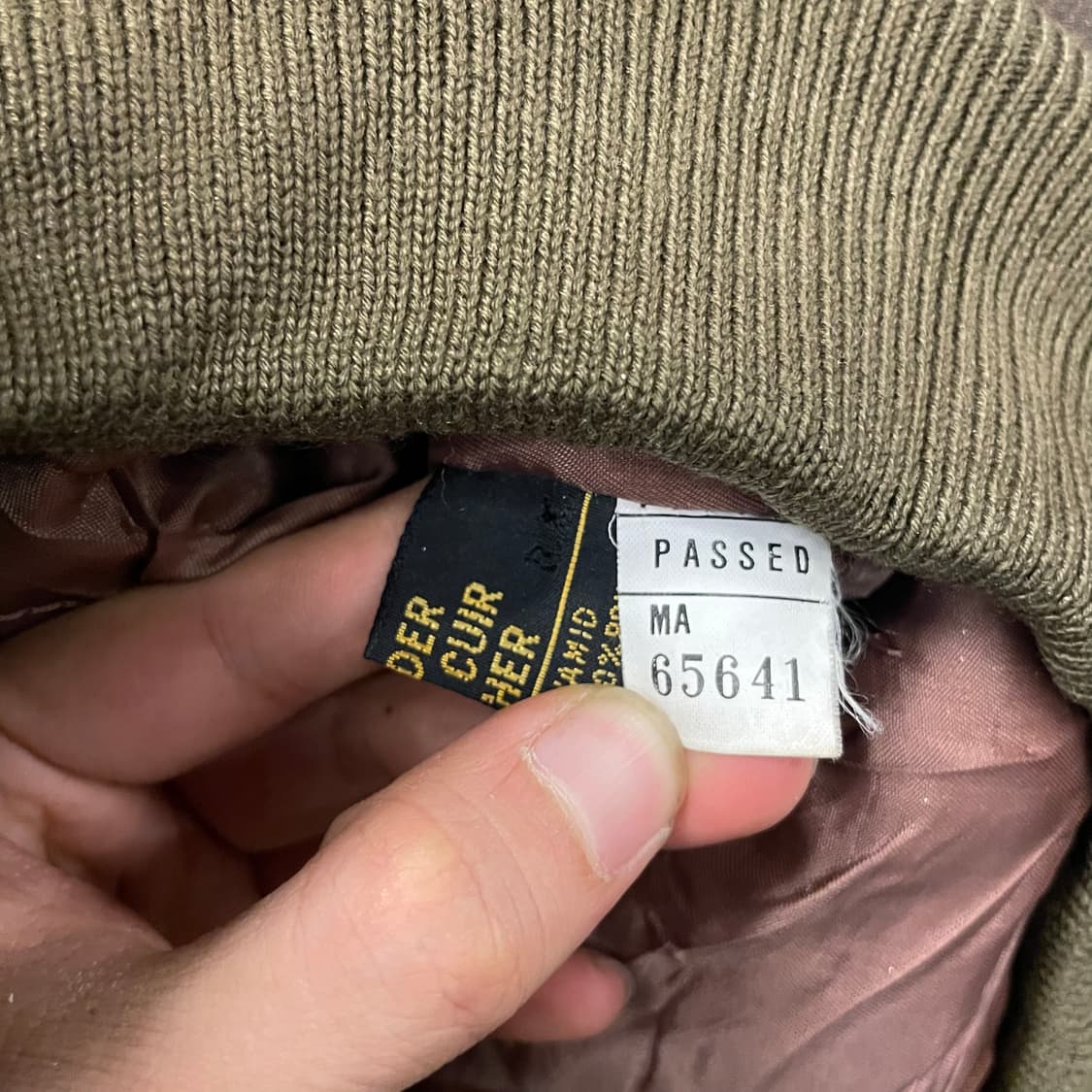 90s USA 빈티지 밀리터리 해군 항공 패치 A2 레더 봄버 자켓 상품이미지9