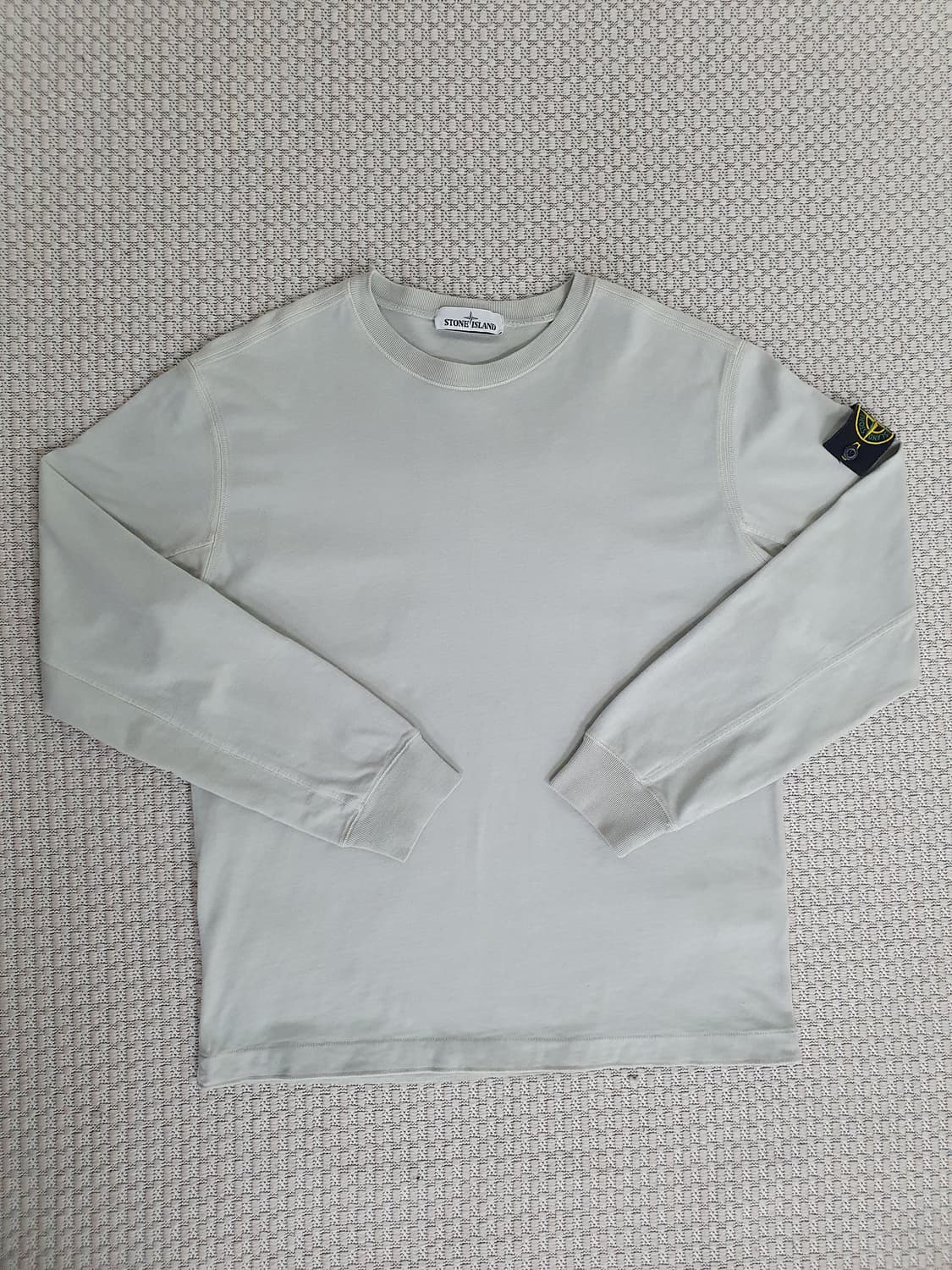 19AW 스톤 아일랜드 그레이 스웨트셔츠 상품이미지1