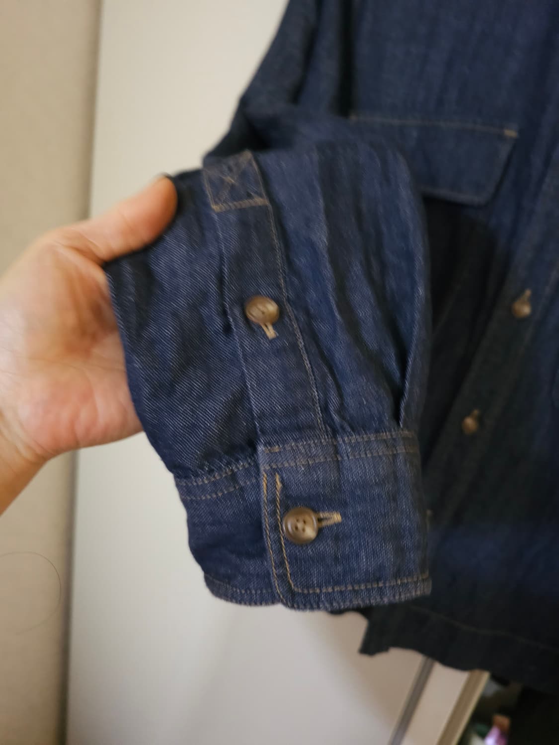 라코스테 린넨 셔츠 M 상품이미지4