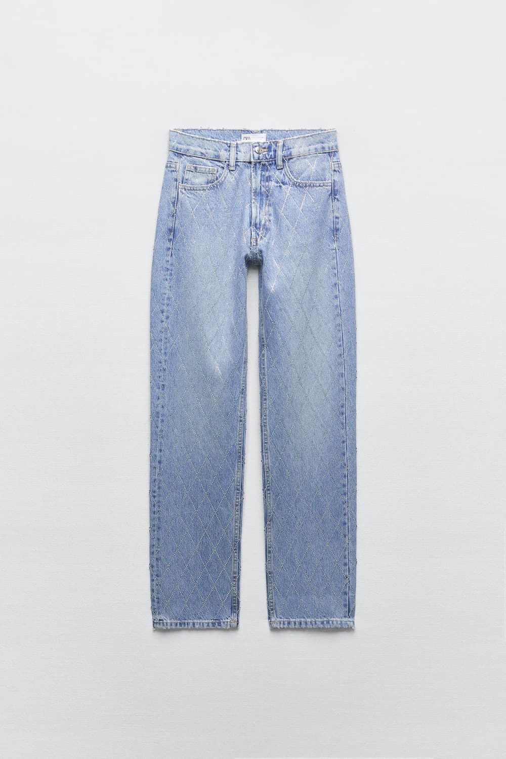 자라 TRF 와이드 레그 하이웨이스트 주얼리 상품이미지8