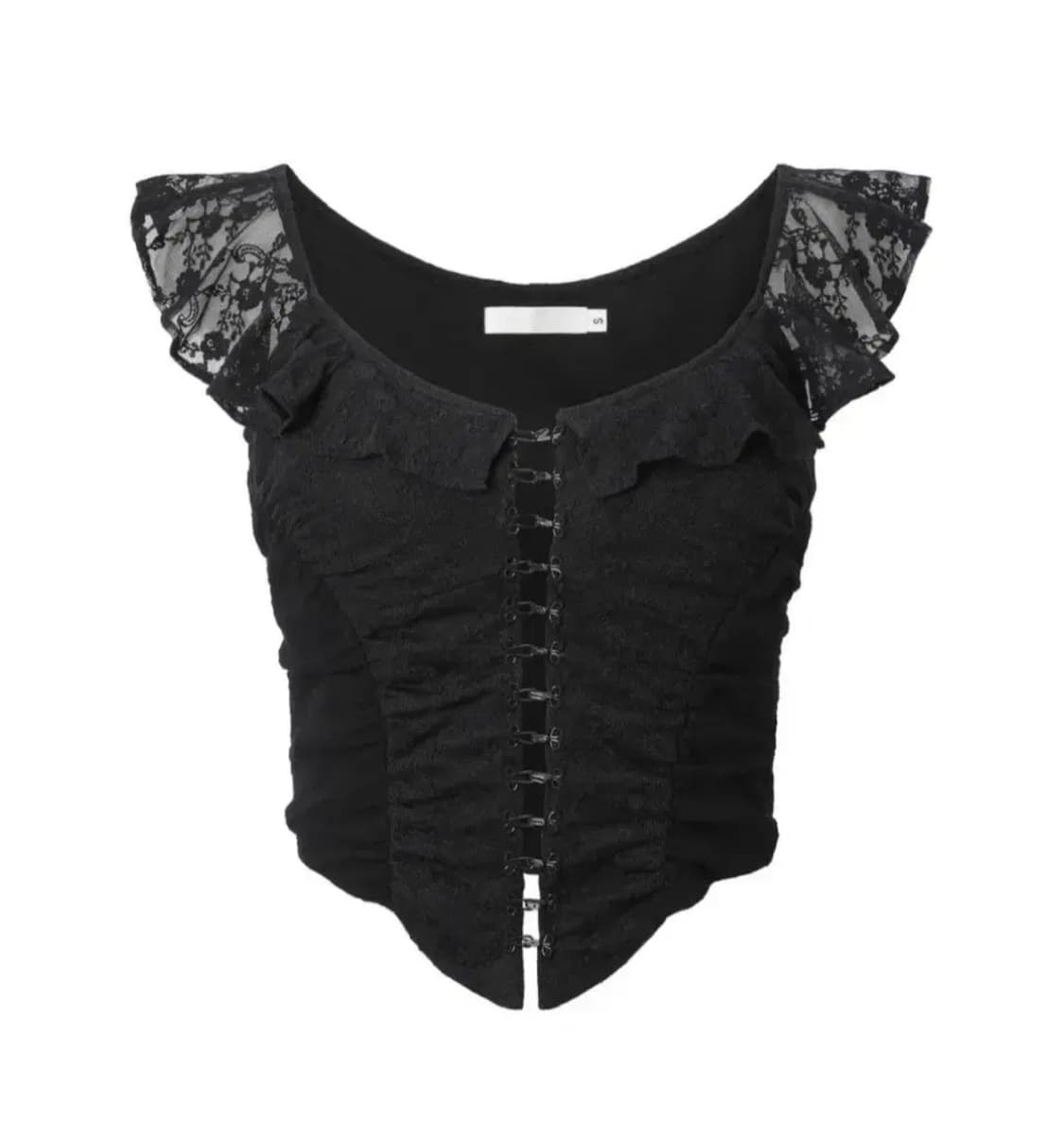 새상품 쓰리타임즈 케이티 레이스 탑 katie lace top M 상품이미지1