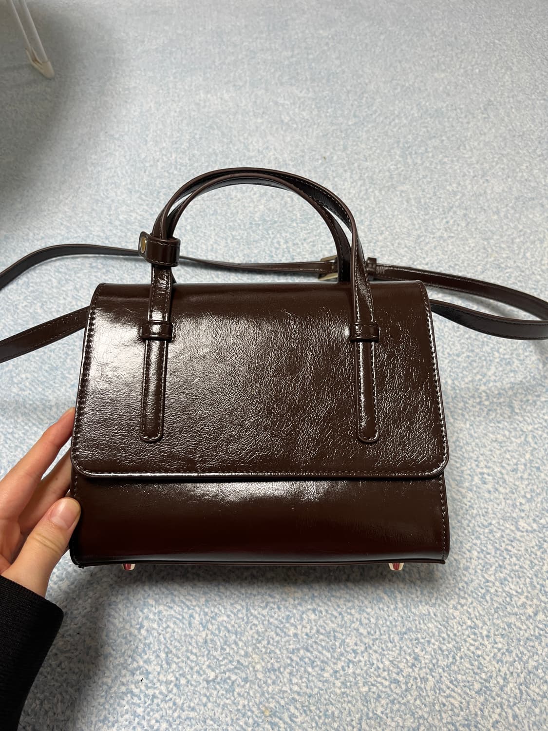 yyeon 비마이연 블루밍백 빈티지 브라운 상품이미지3