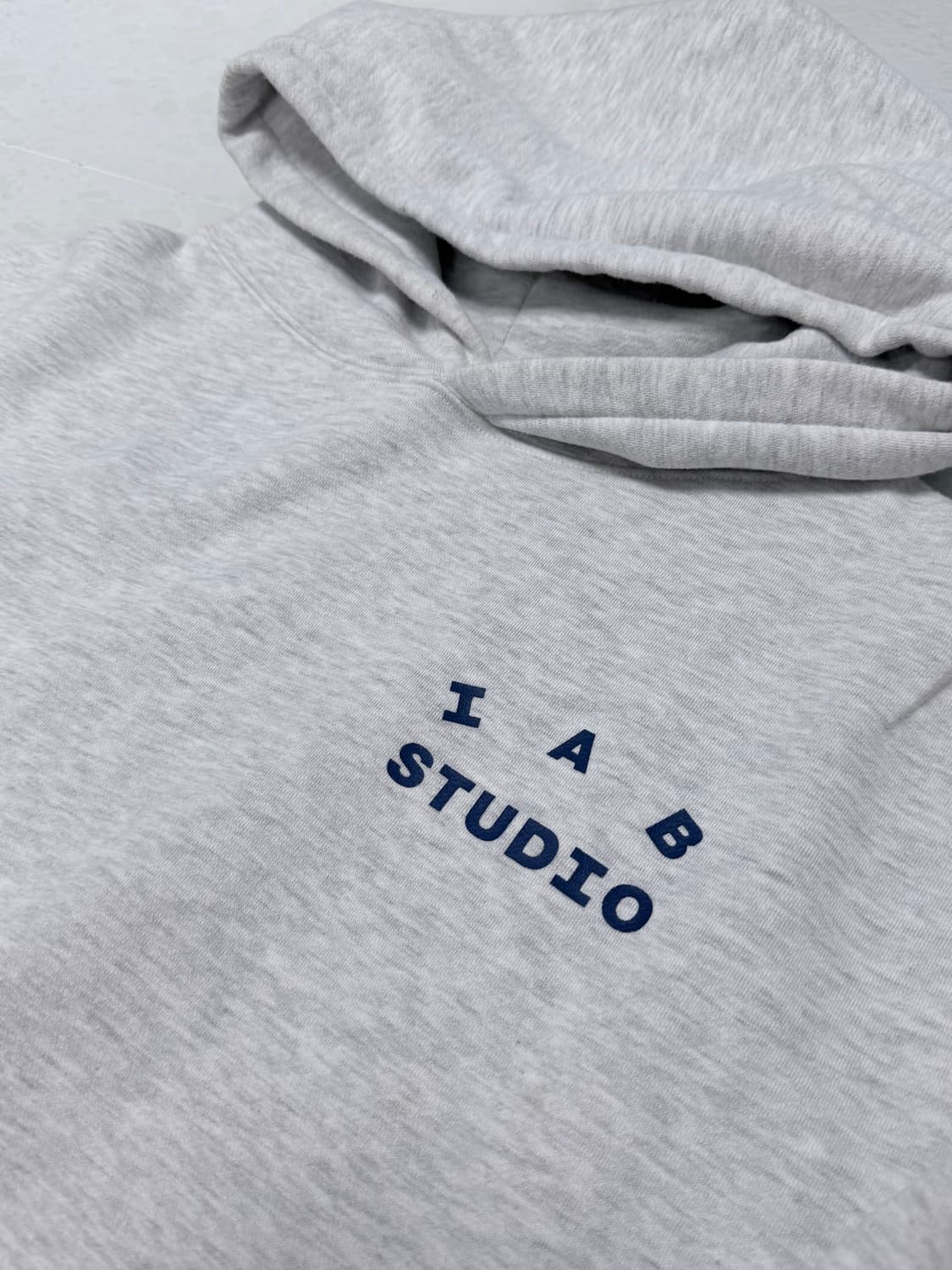 IAB Studio 라이트 그레이 후드티 L사이즈 상품이미지2