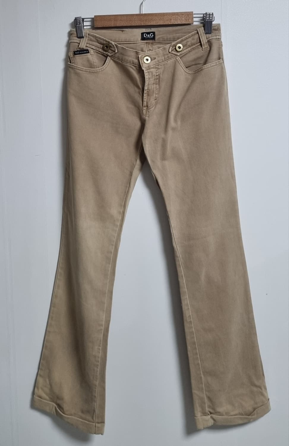 26) 돌체앤가바나 다크베이지 면바지 치노팬츠 상품이미지1