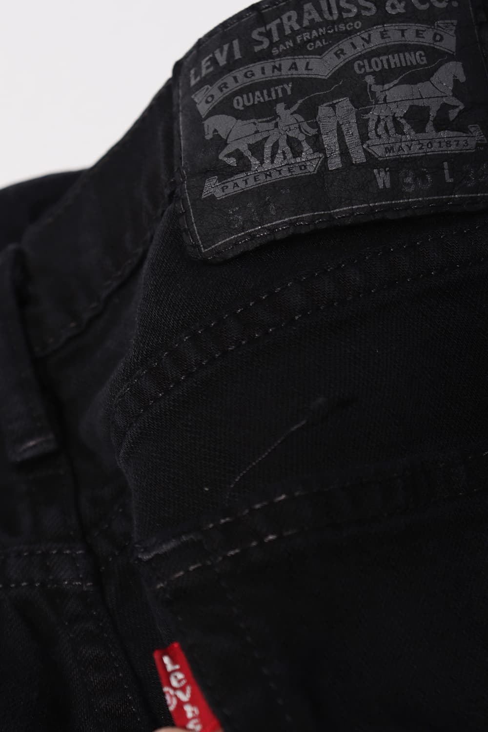 LEVIS 511 흑청 데님 팬츠 size 30 상품이미지6