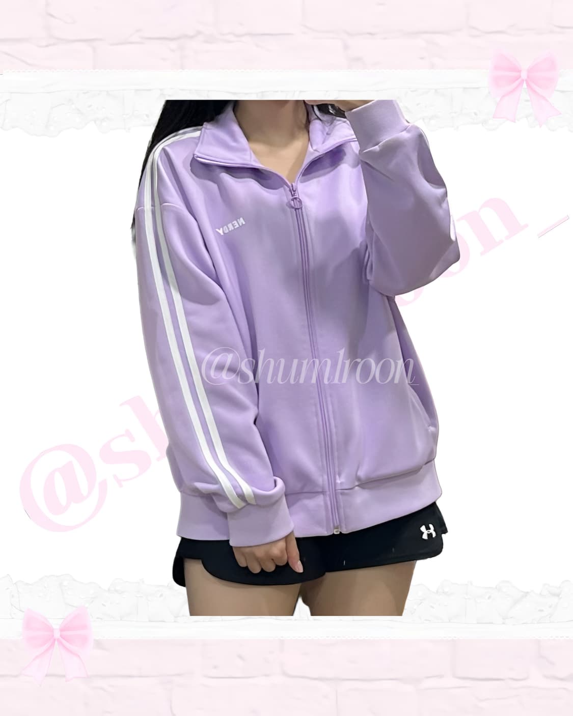 널디 연보라 화이트 져지 상품이미지2