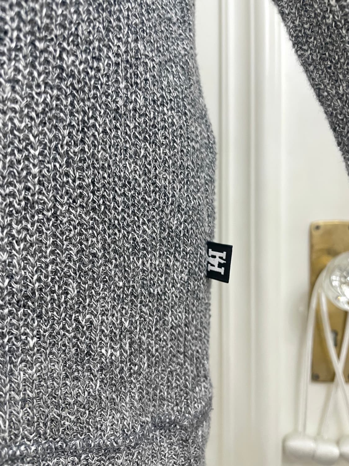 HYSTERIC GLAMOUR gray melange embroidery 상품이미지6