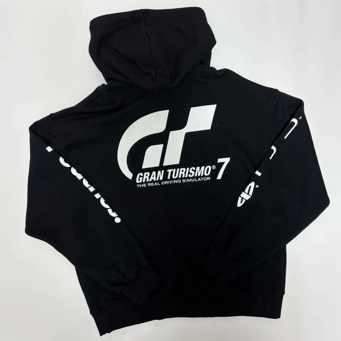 피치스 X 플레이스테이션 그란 투리스모 7 콜라보 후드티 상품이미지1
