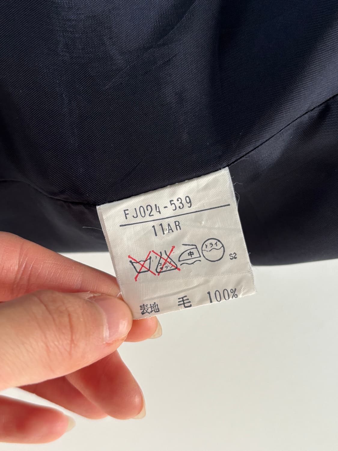 Burberry 버버리 네이비 금장 버튼 울 블레이저 상품이미지9