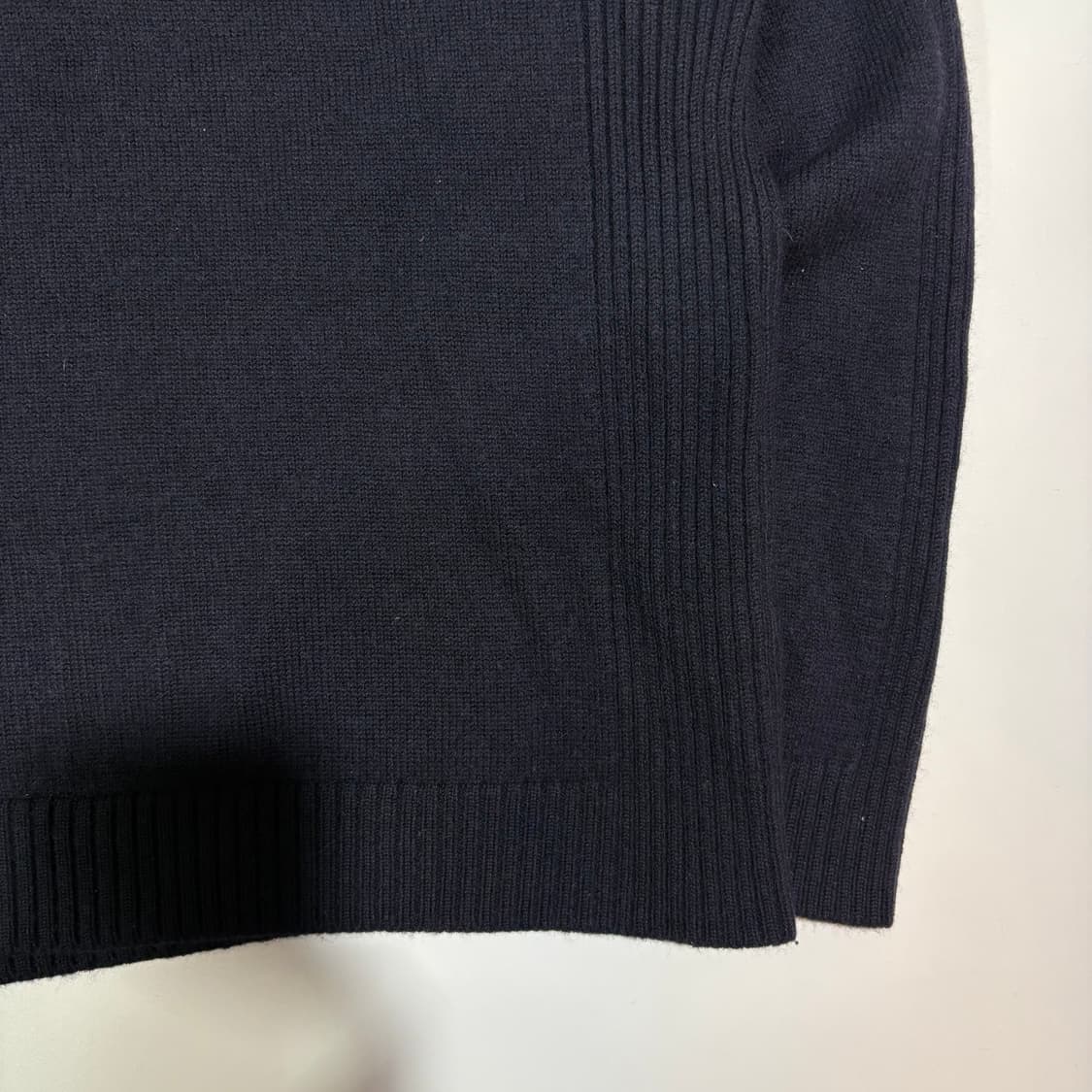 라코스테 하프집업 블랙 니트 상품이미지3