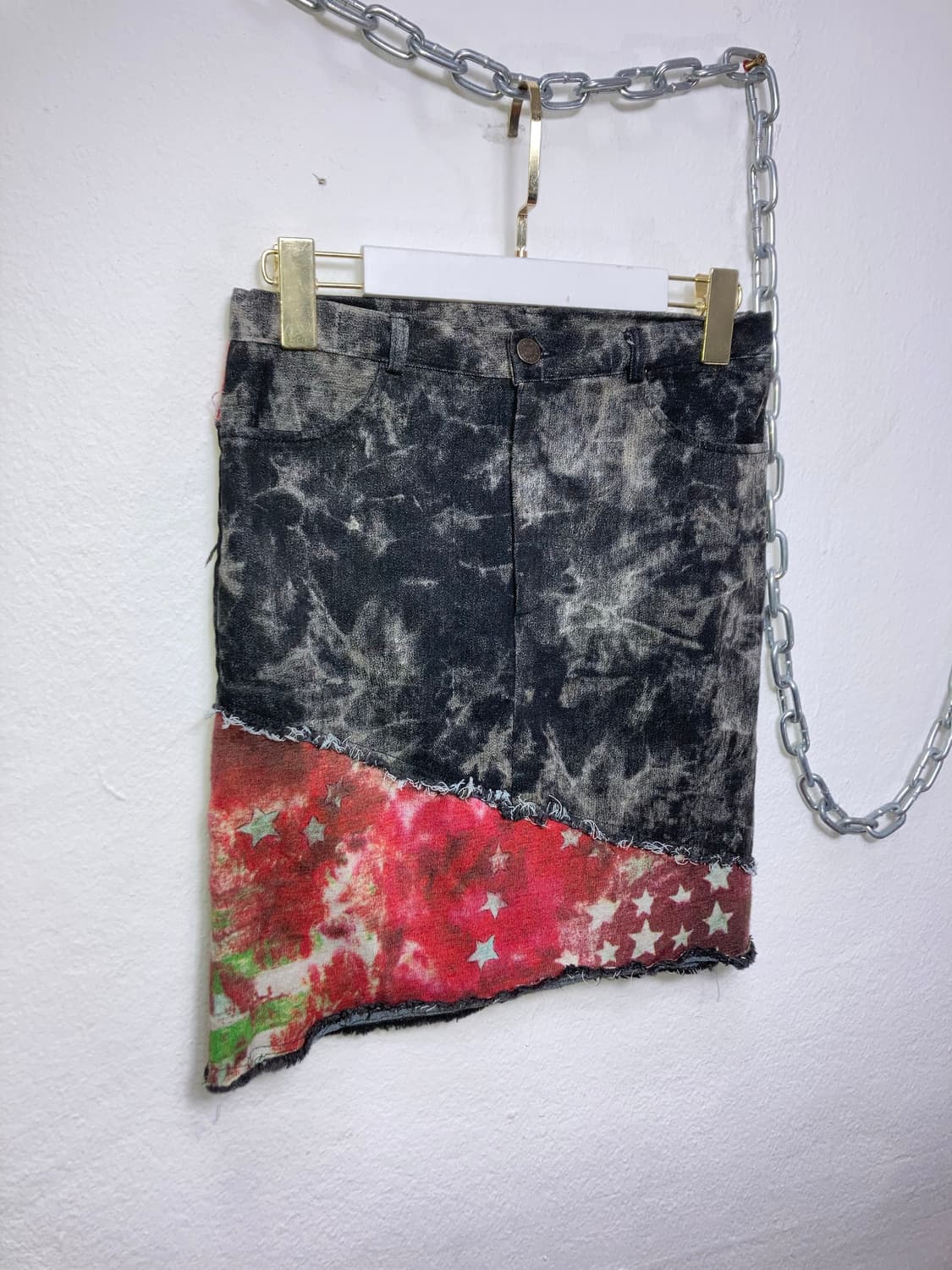 워싱 데님 스커트 상품이미지4