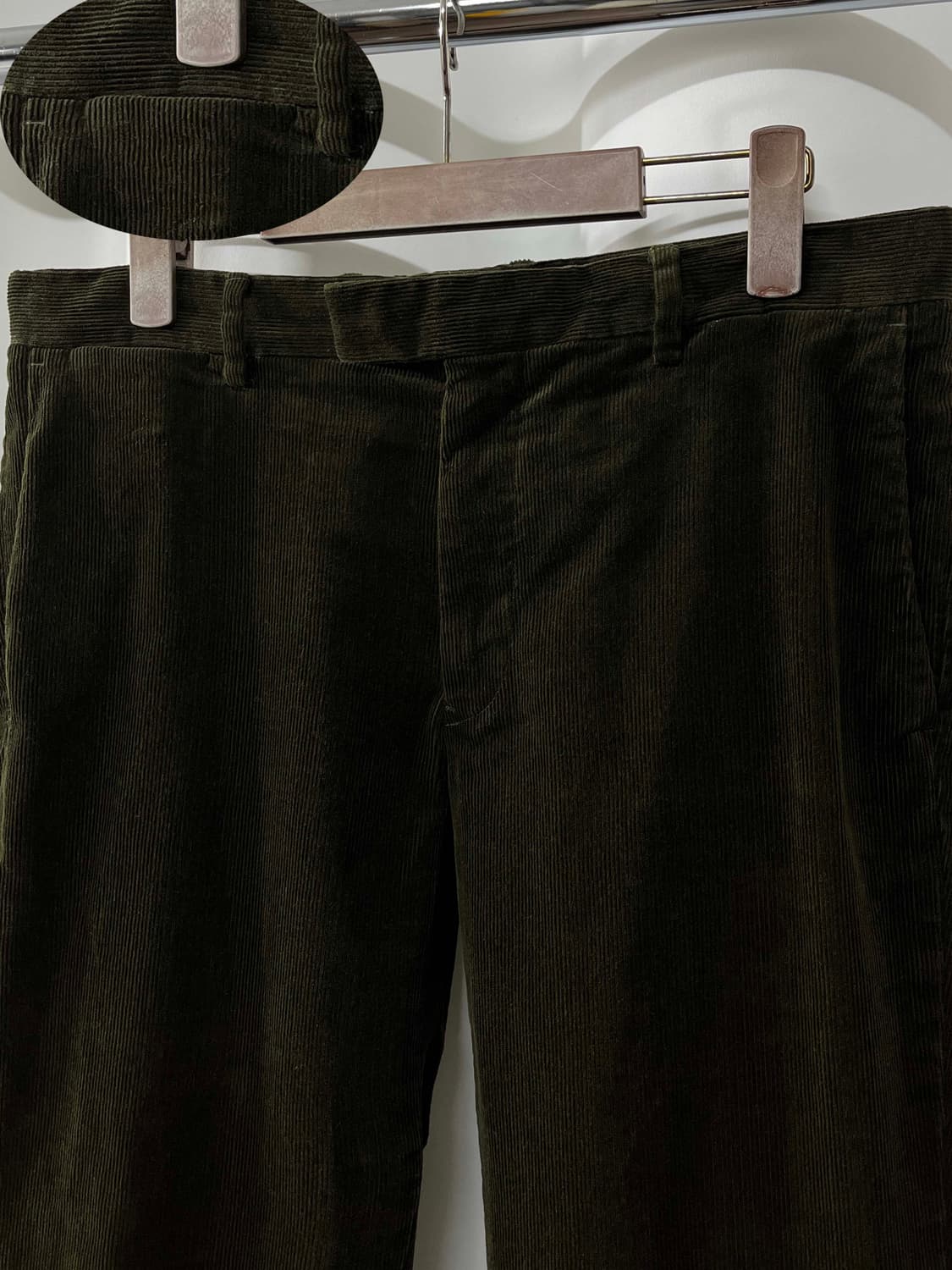 폴로 랄프로렌 코듀로이 올리브 트라우저 팬츠 상품이미지5