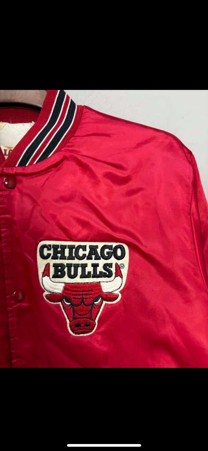 90s 시카고불스 빈티지 새틴 자켓 H1145 상품이미지4