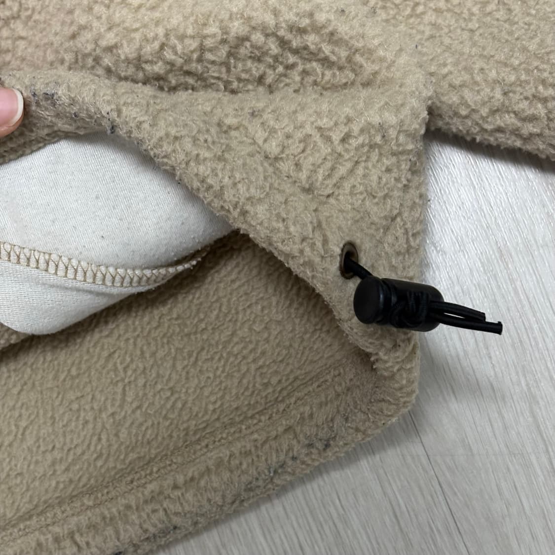 80s 엘엘빈 딥파일 플리스 아이보리 상품이미지5