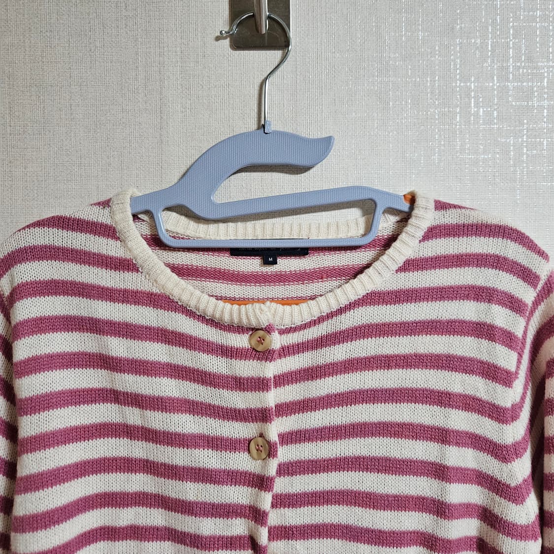 빈티지 핑크스트라이프 가디건 괴짜룩 상품이미지2