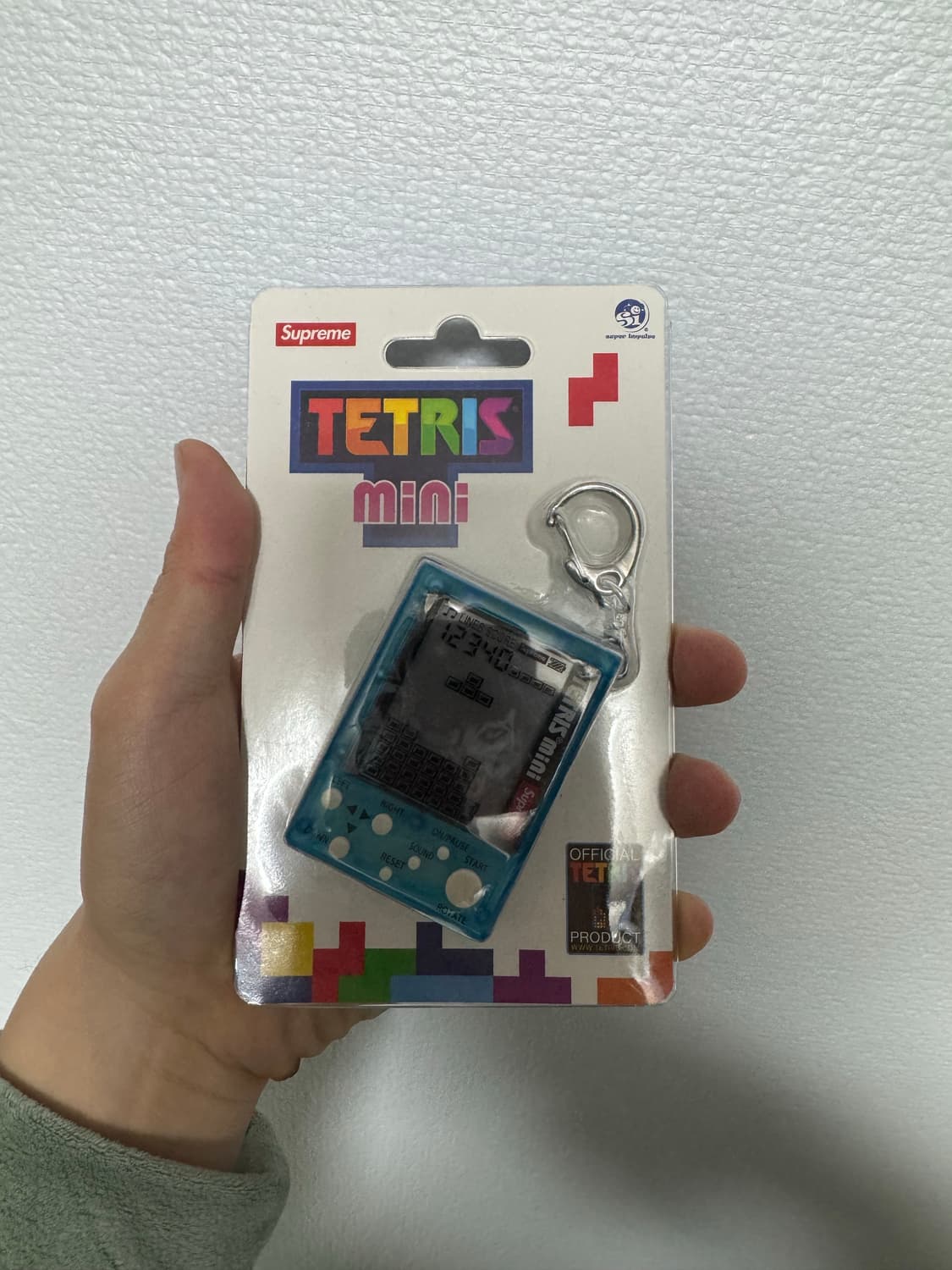 슈프림 테트리스 키링 블루 상품이미지1