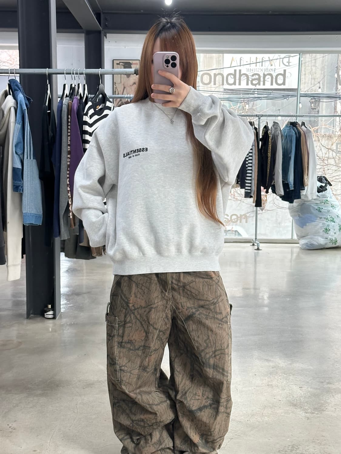 피어오브갓 에센셜 크루넥 스웻 맨투맨 상품이미지4