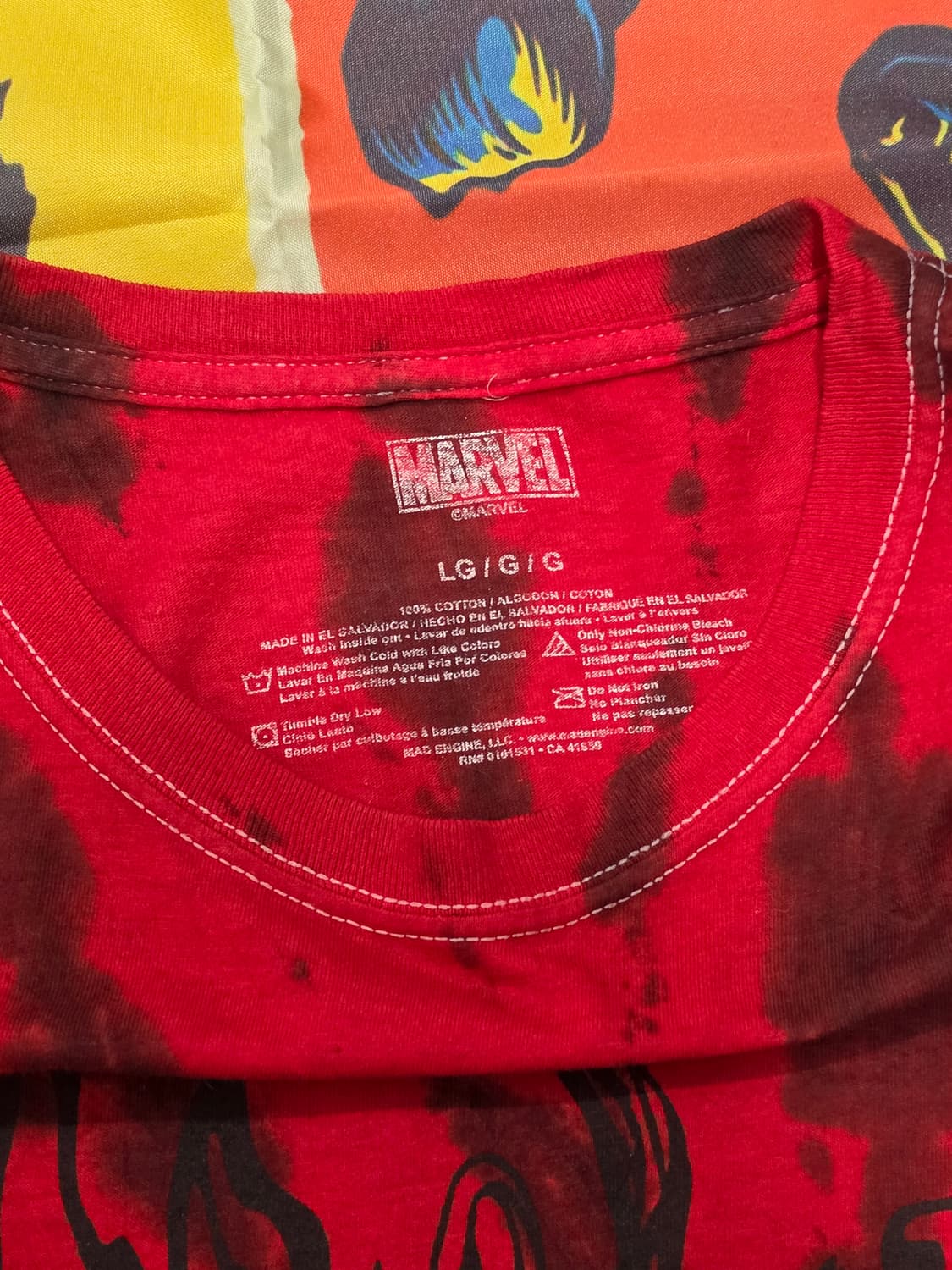 Marvel 'Carnage' 반팔 L 상품이미지4