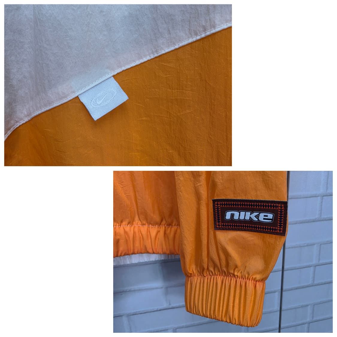 나이키 우븐 페이즐리 패턴 집업 자켓 바람막이 M사이즈 상품이미지6