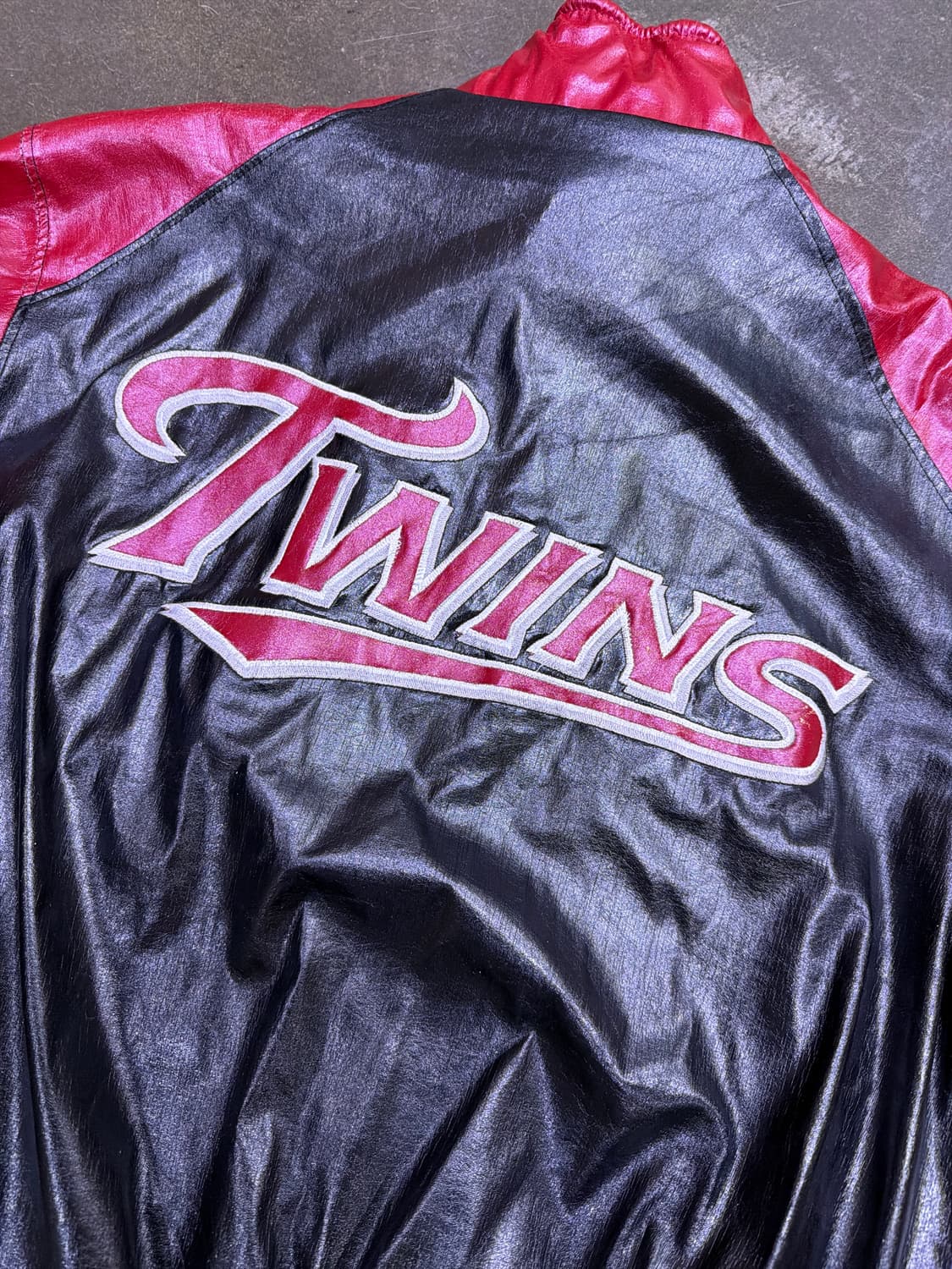 ATC LG 트윈스 유광 야구점퍼 KBO 벤치자켓 L 상품이미지8