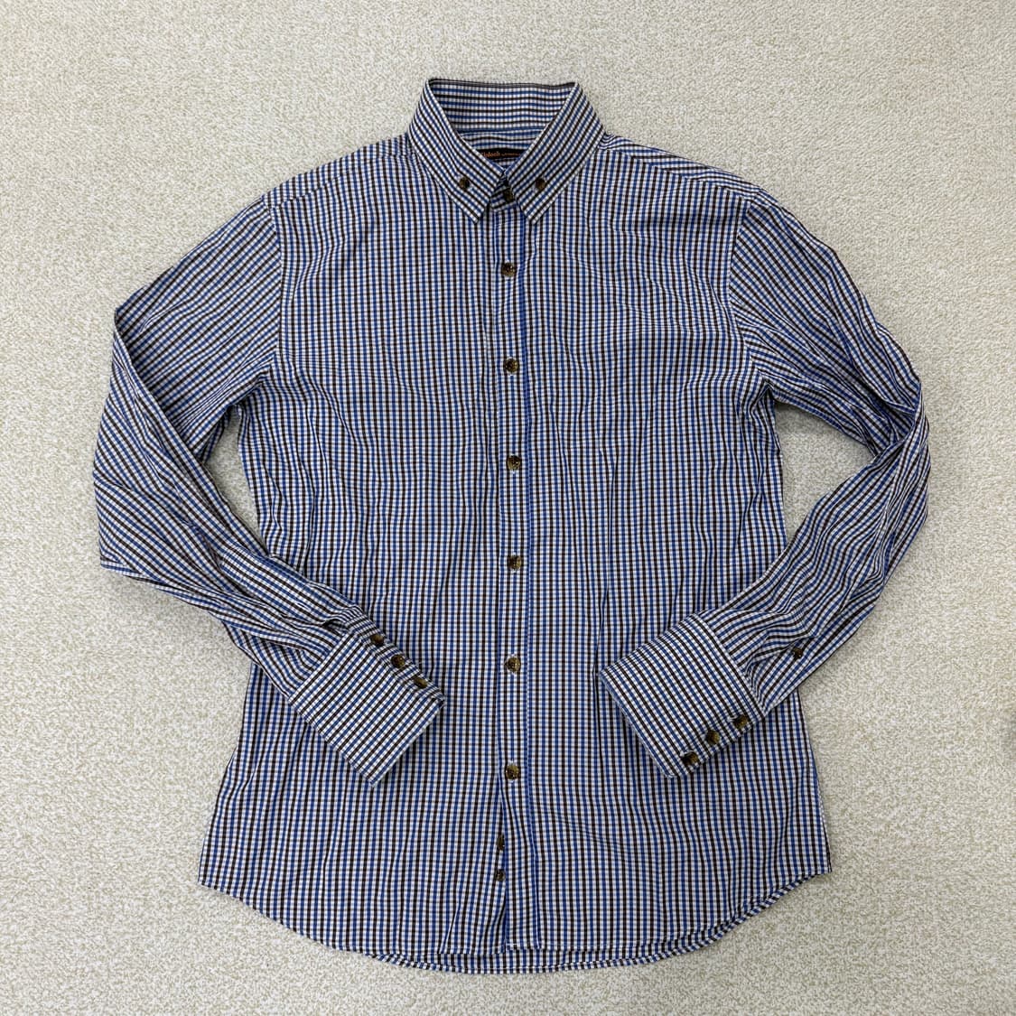 100 킨록 체크 셔츠 0128T1 상품이미지1