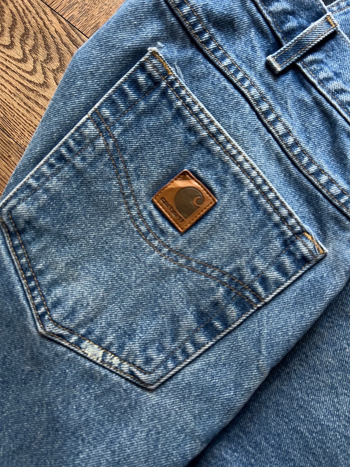 [36]칼하트 USA 빈티지 페인팅 워크 데님 팬츠 상품이미지7