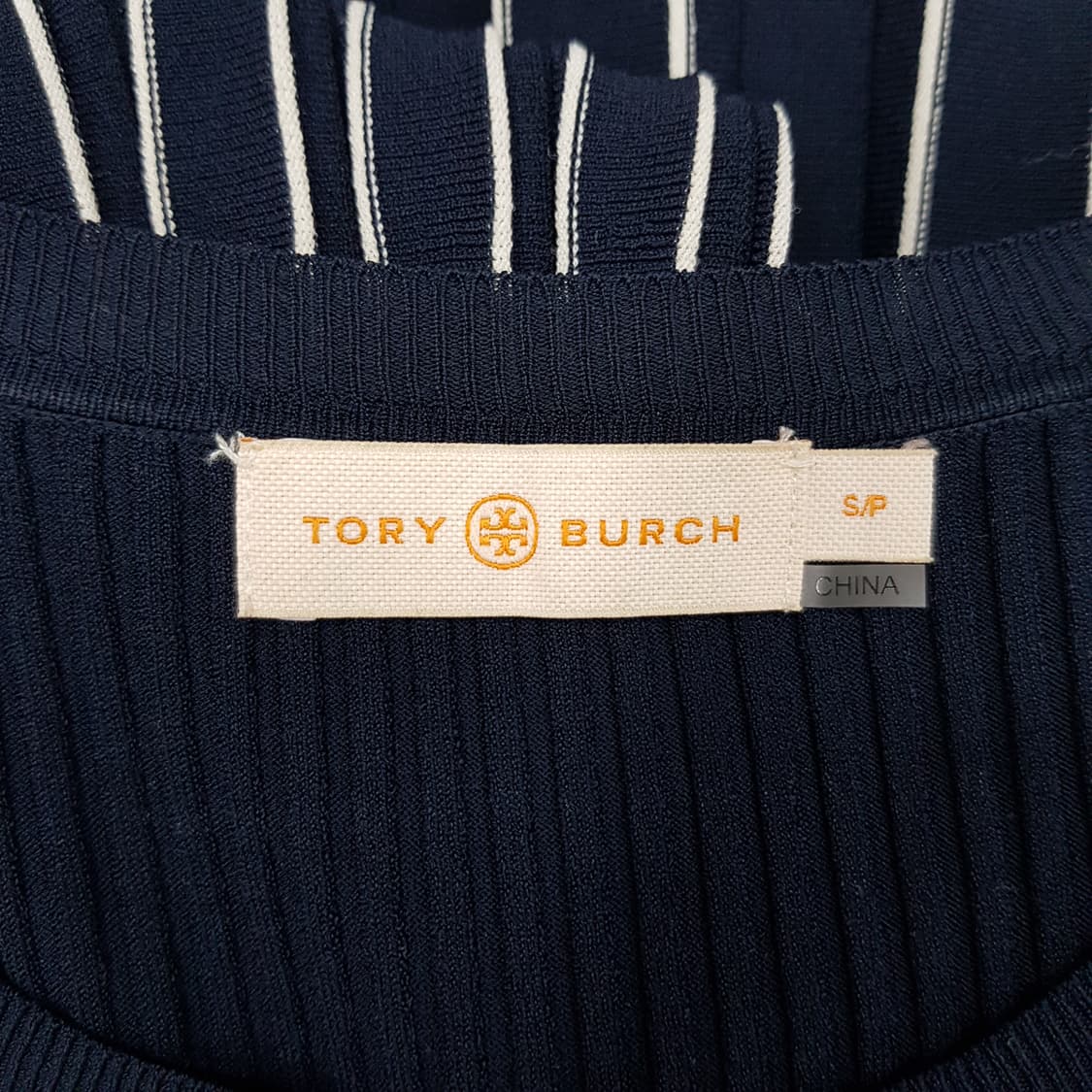TORY BURCH 토리버치 니트 콤비 플리츠 원피스 s사이즈 상품이미지4