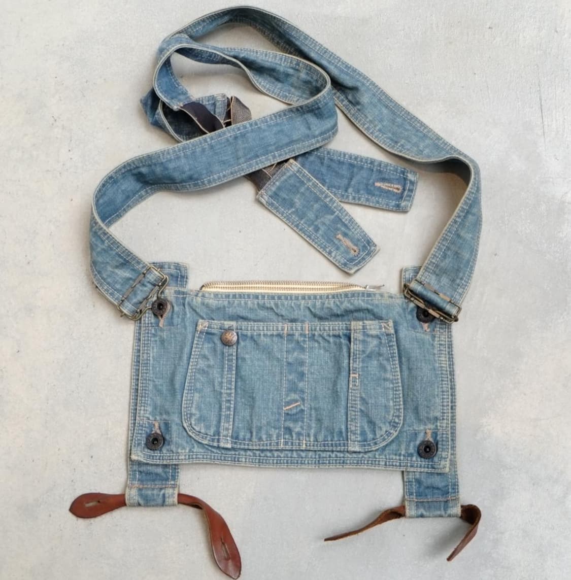 Kapital 캐피탈 데님 서스펜더백 크로스백 상품이미지3