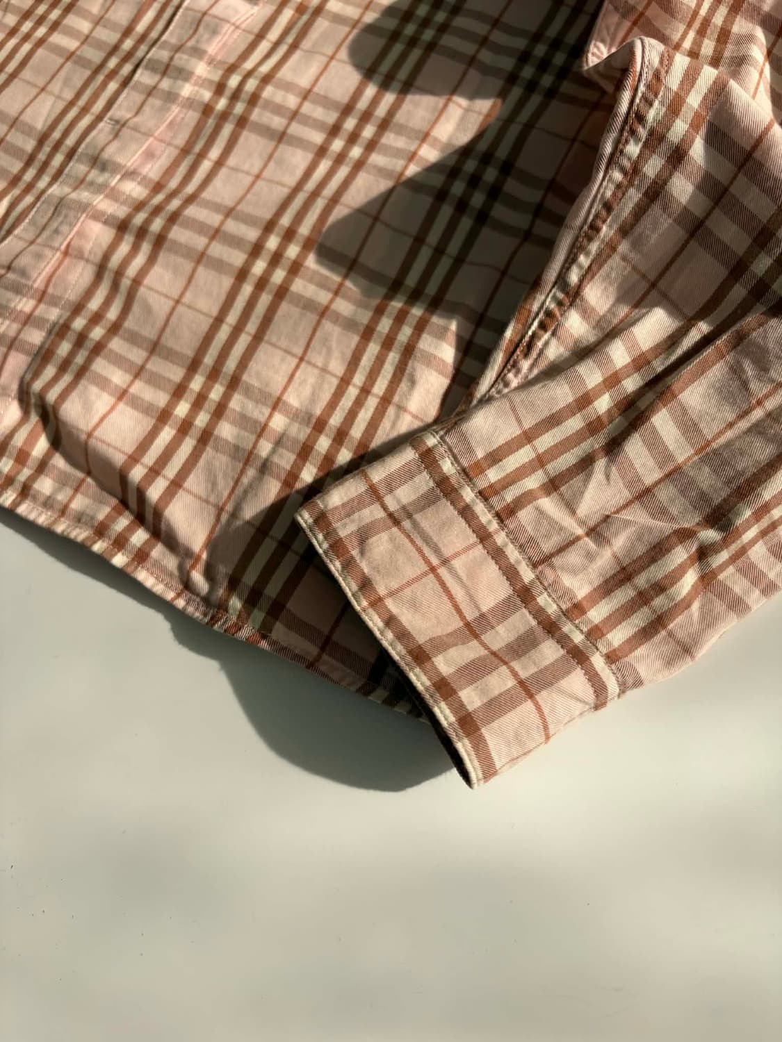 [M] 버버리 런던 핑크 노바체크 셔츠 상품이미지8