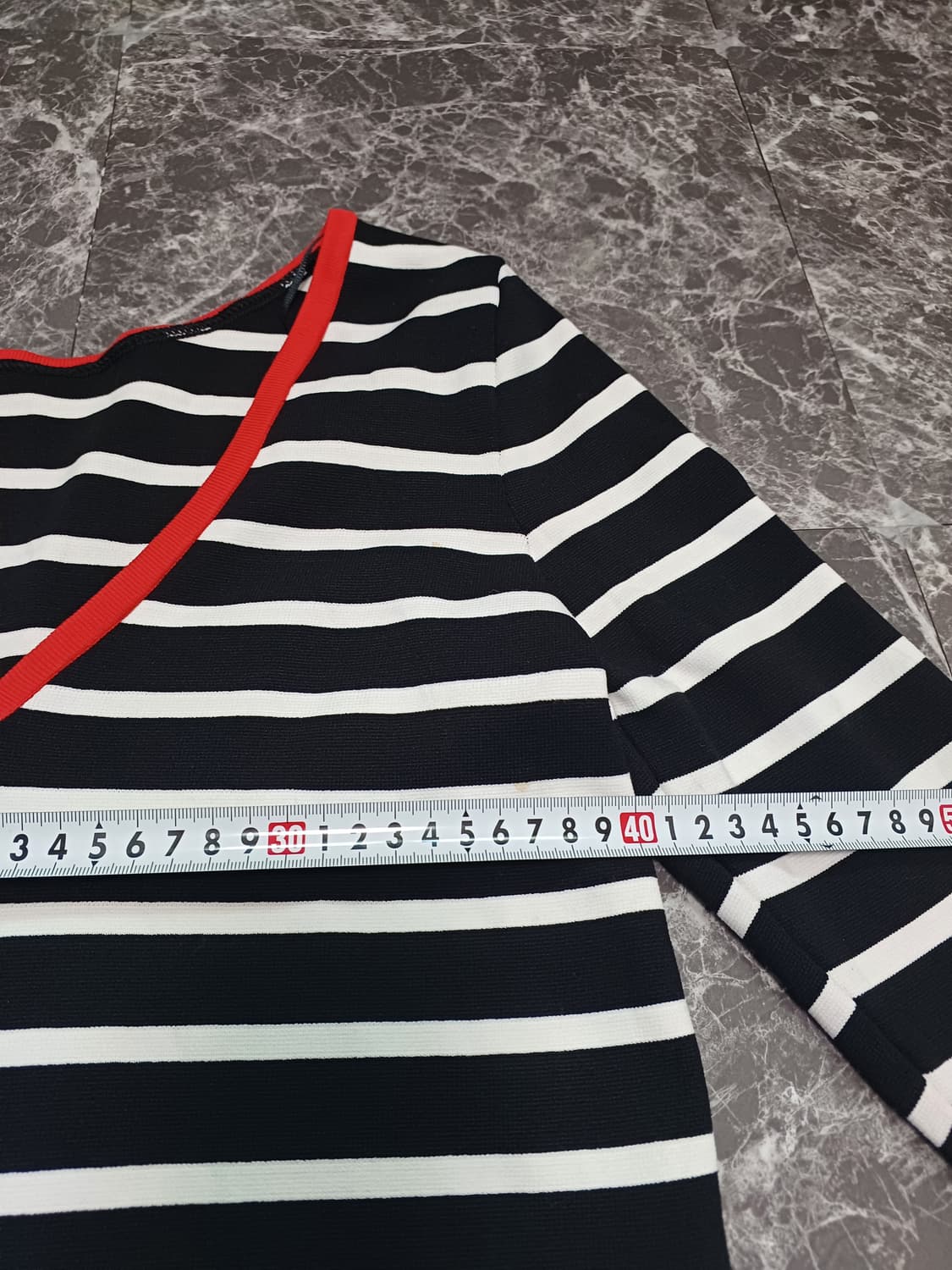 자라(ZARA) 스트라이프 크롭 니트 (새상품) 상품이미지6