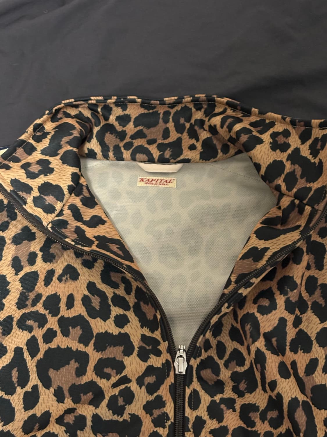 캐피탈 스무스 저지 레오파드 프린트 스턴트맨 앤 우먼 트랙 자켓 브라운 상품이미지3