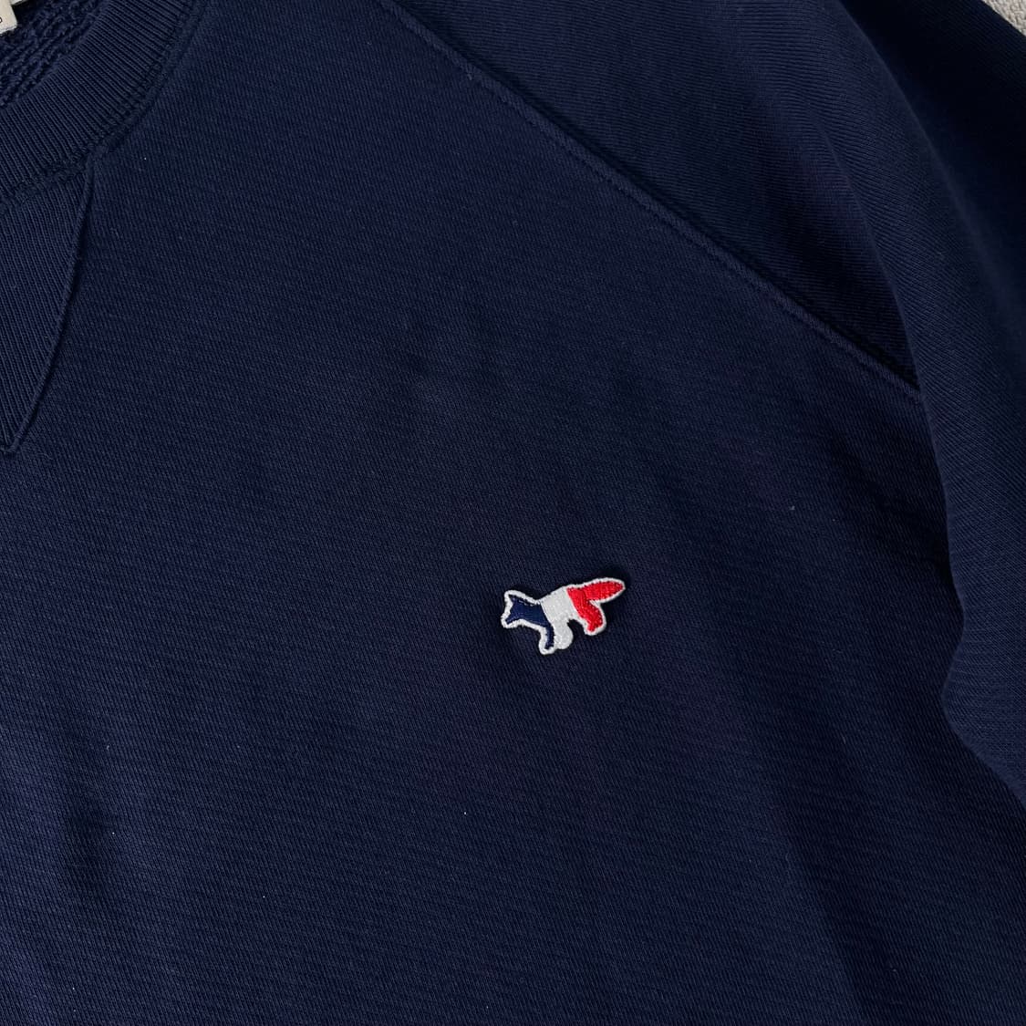 100 메종키츠네 폭스패치 네이비 맨투맨 상품이미지2