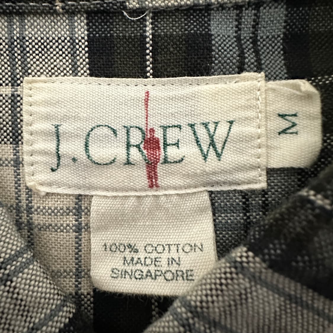 J. CREW cotton check shirt 상품이미지3