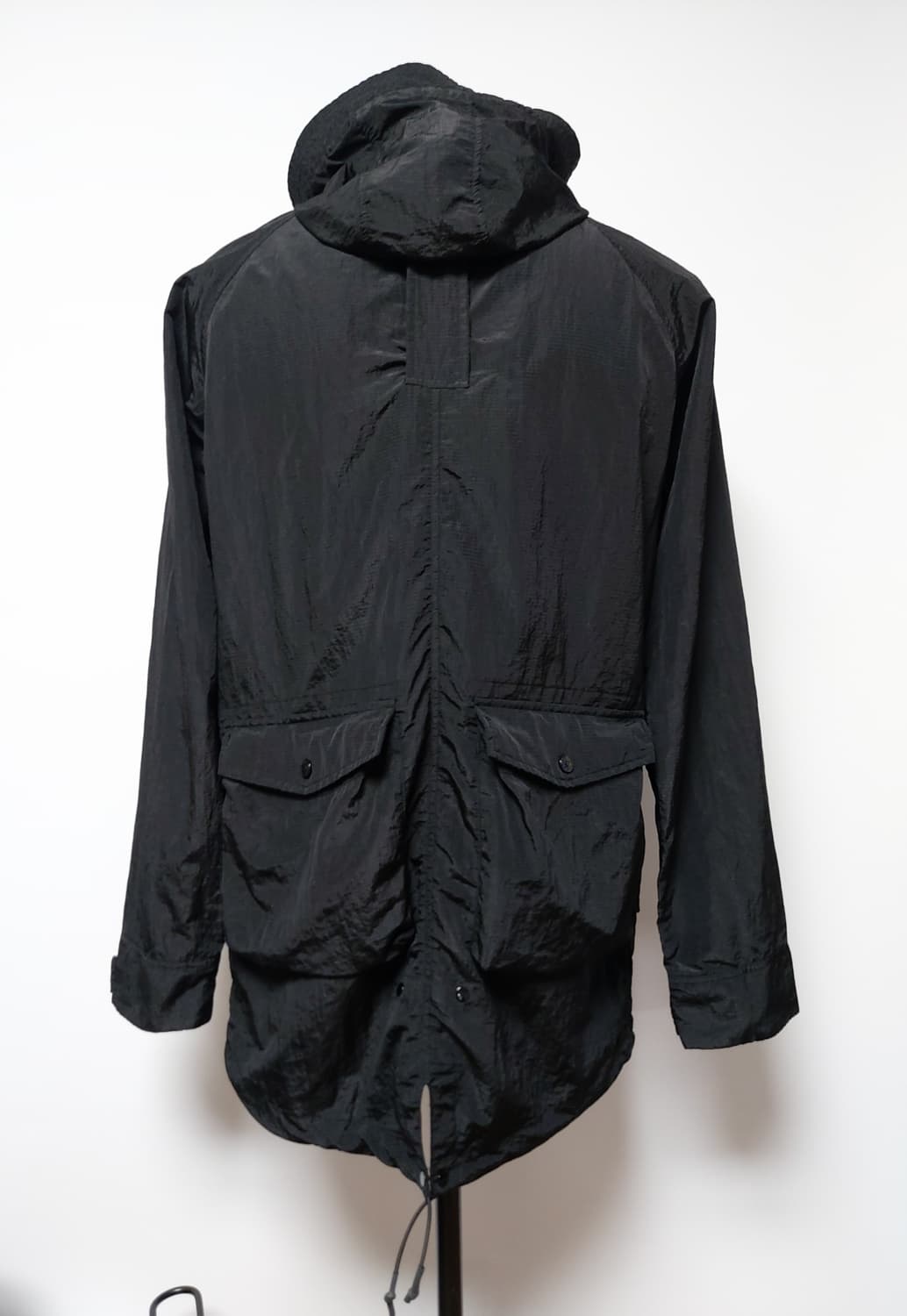 남성 얇은 홀겹 야상 바람막이 자켓 블랙(L) 상품이미지2