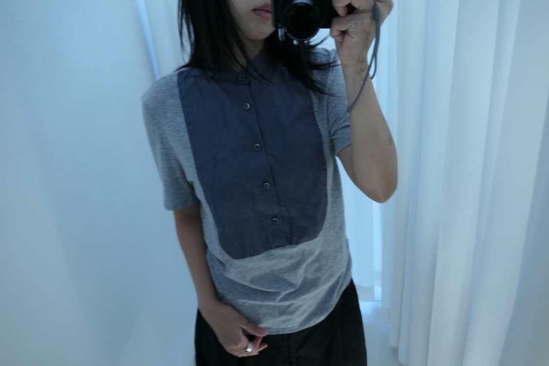 Henley neck t-shirt 상품이미지2