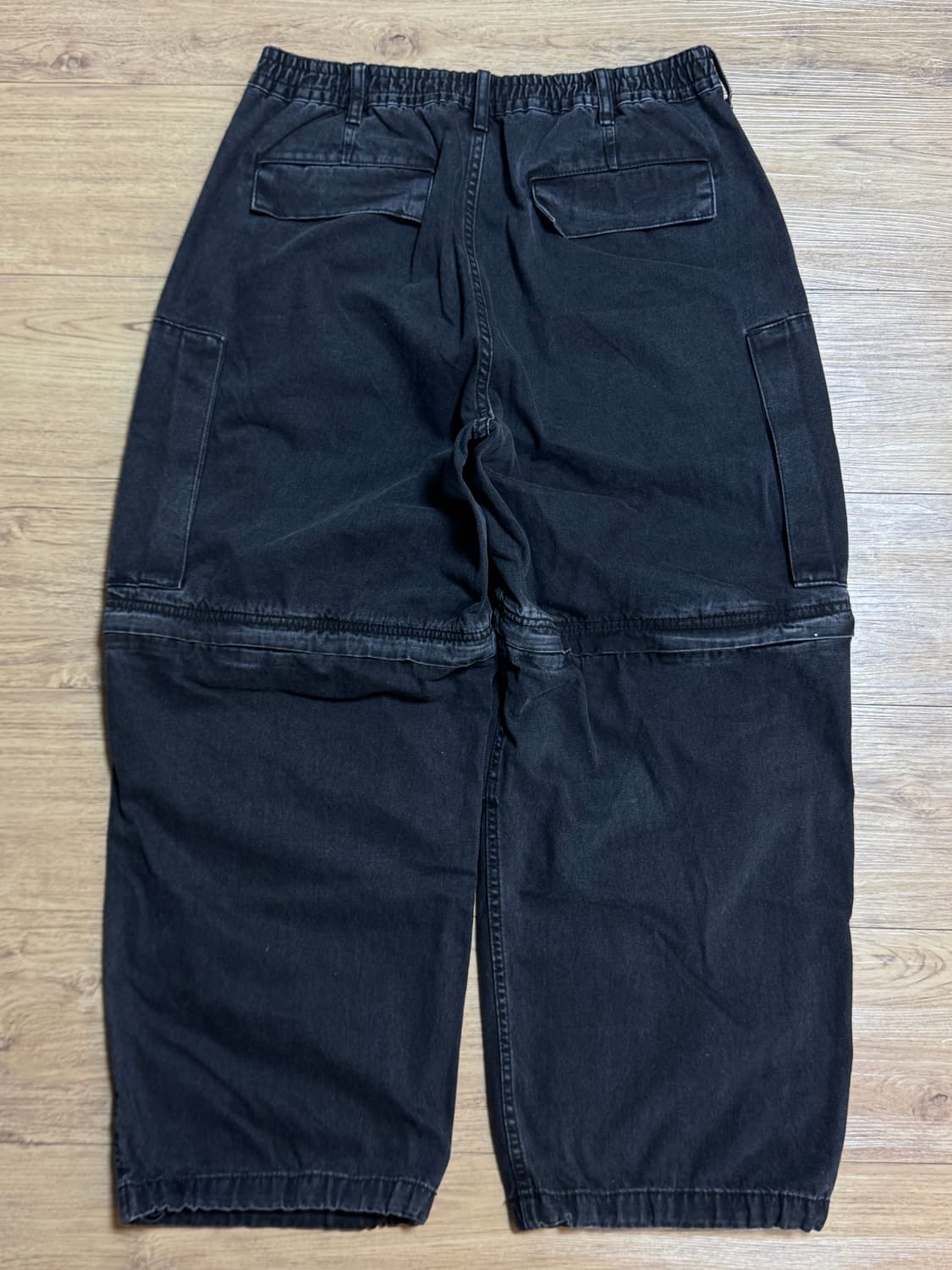 (XL)GU x 언더커버 컨버터블 카고 팬츠 블랙 상품이미지2