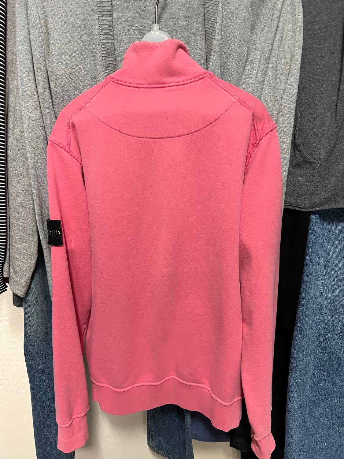 스톤아일랜드 가먼트다잉 스웻 집업 상품이미지5