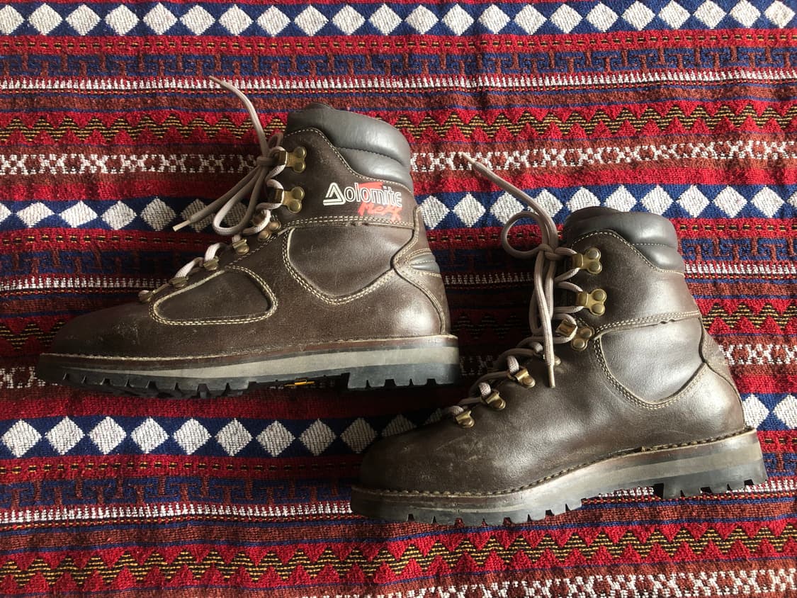 이탈리아 빈티지 레더 마운틴부츠 40 상품이미지2