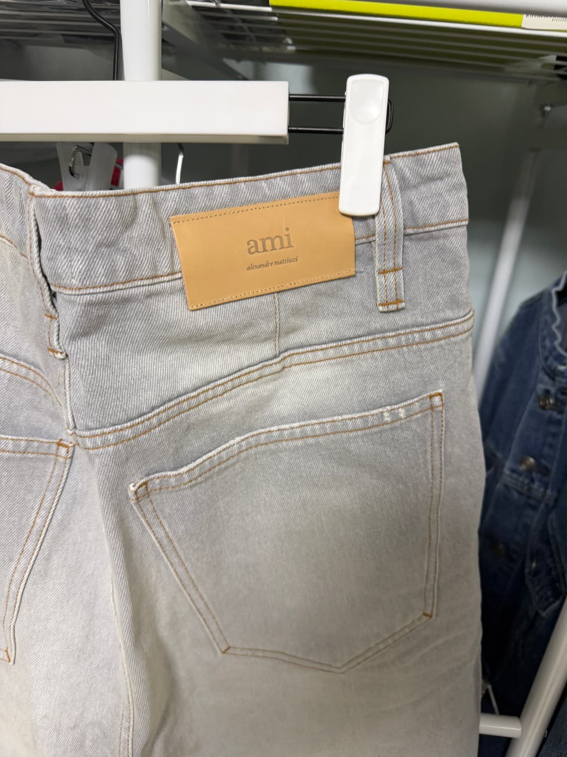 아미 배기핏 데님 빈티지 그레이(32 새상품) 상품이미지9