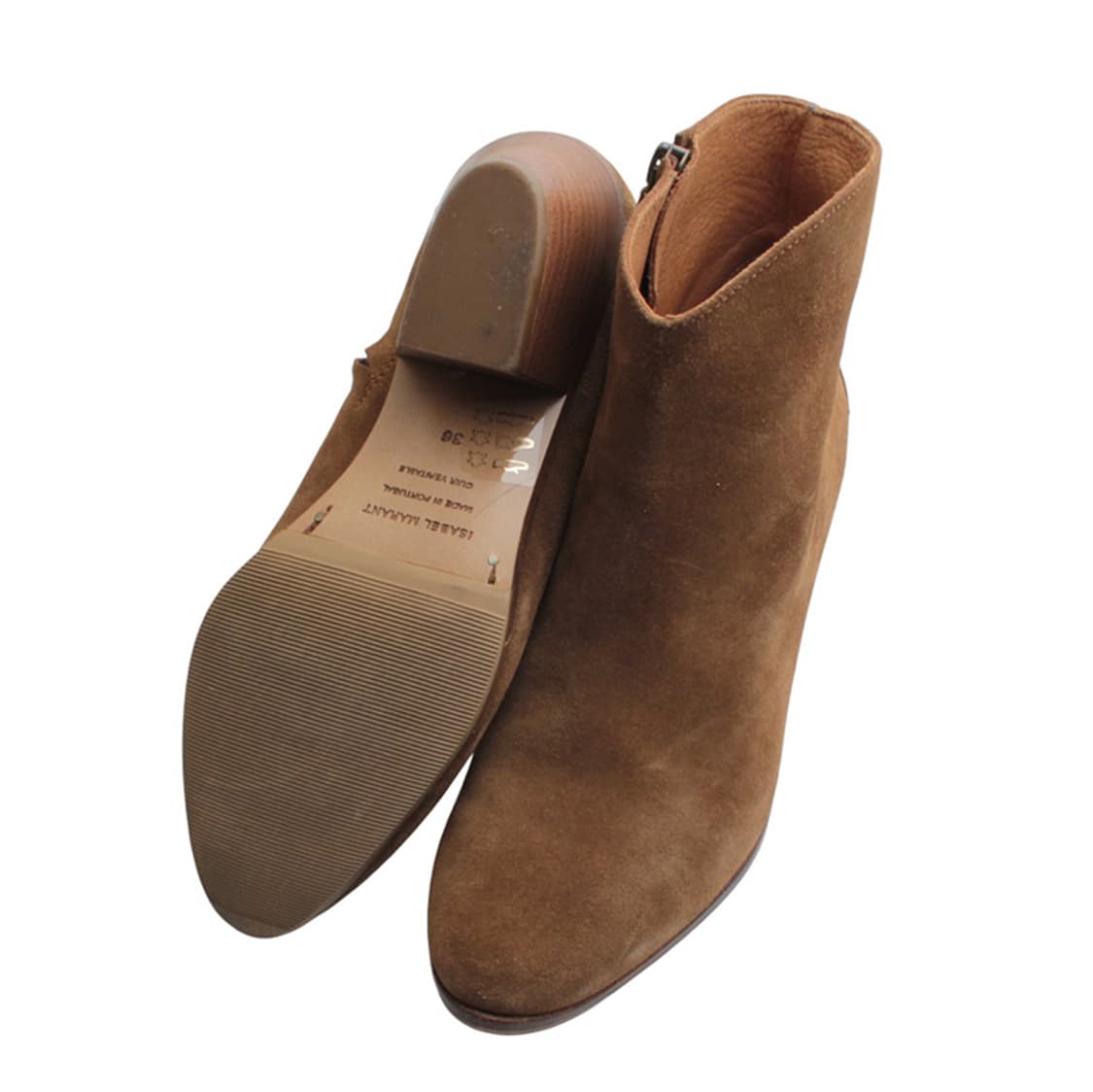 이자벨 마랑 카멜 디커 앵클 부츠 36 상품이미지3