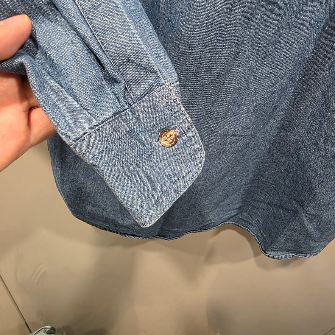 Hanric Hawk 아메리칸 캐주얼 데님 카라셔츠 상품이미지5