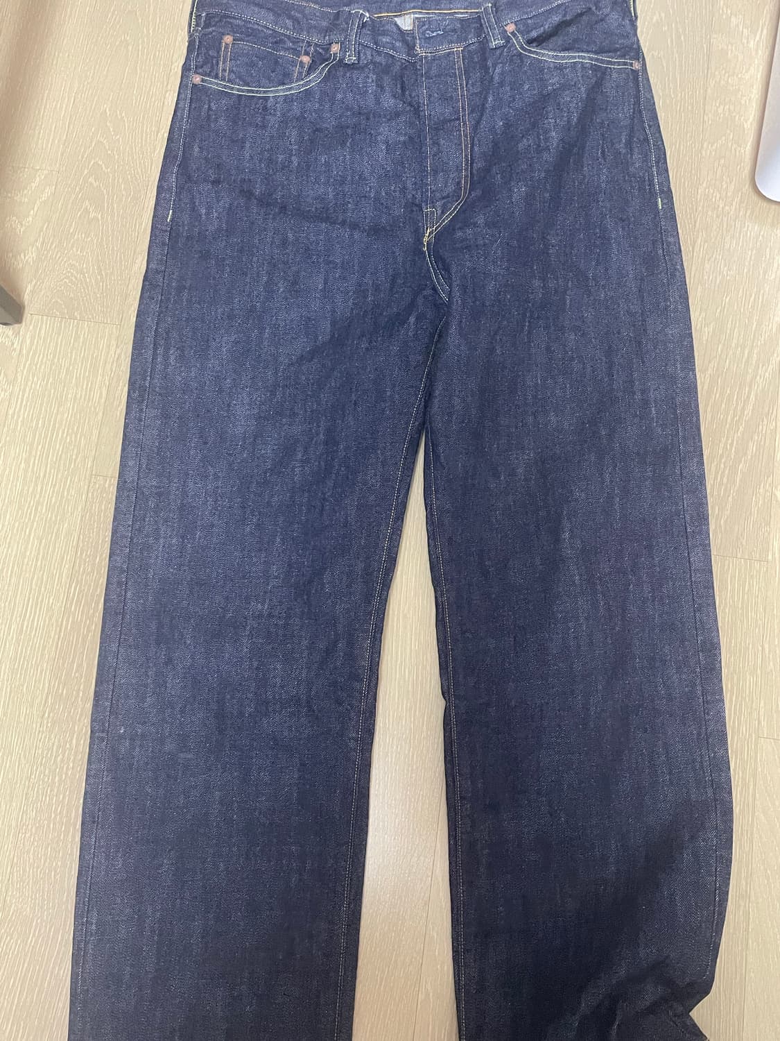 아웃스탠딩 40s 셀비지 데님 인디고 상품이미지2